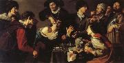 Theodoor Rombouts The Tooth-puller oil